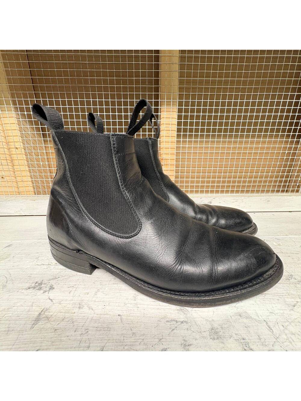 Boulet Black Leather Chelsea Boots Made in Canada Men's Size 9.5 E
